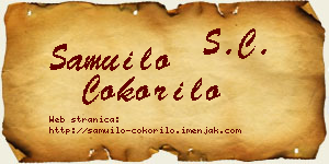 Samuilo Čokorilo vizit kartica
